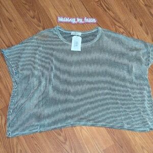 Zenana Black Oversized Boxy Short Sleeve T-Shirt